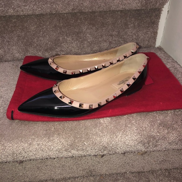 Valentino Shoes - Valentino Garavani Rockstuds Ballet Flats